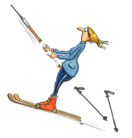 Skiing Prints