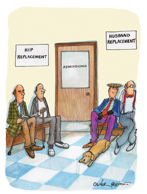 OPC349 greeting card 'Husband replacement',
