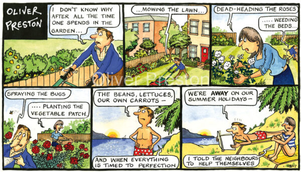 I don't know why, after all the time one spends in the garden...