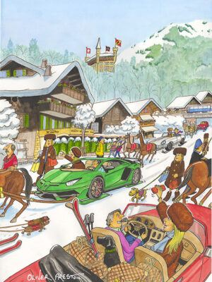 Gstaad : Horsepower for Global Warming